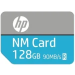 Nano Memory Card HP modelo NM100 / 128GB  16L62AA#ABM / 90 MB/s- 83MB/s / Para dispositivos Huawei y Honor / Azul Con Gris