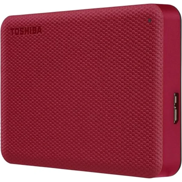 Disco Duro Externo TOSHIBA CANVIO ADVANCE / 4TB / 2.5" / Interfaz USB 3.0 / Hasta 5GB/s / Rojo - Image 3