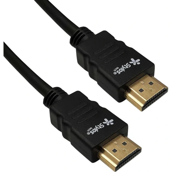 Cable HDMI STYLOS STACHD3B / Versión 1.4 / Macho A Macho / Blindado / 2 metros / Negro - Image 2