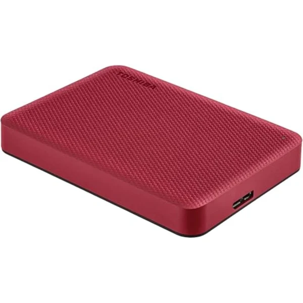 Disco Duro Externo TOSHIBA CANVIO ADVANCE / 4TB / 2.5" / Interfaz USB 3.0 / Hasta 5GB/s / Rojo - Image 4