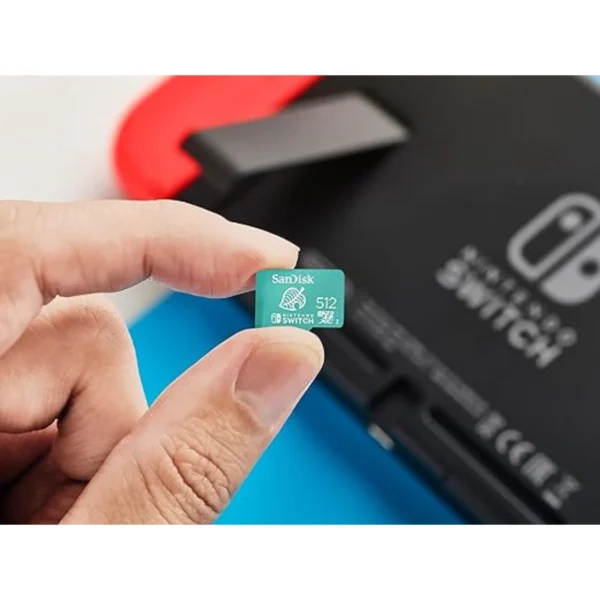 Memoria Micro SD SANDISK Para Nintendo Switch / SDXC / 512GB / Hasta 100Mbps / Verde - Image 3
