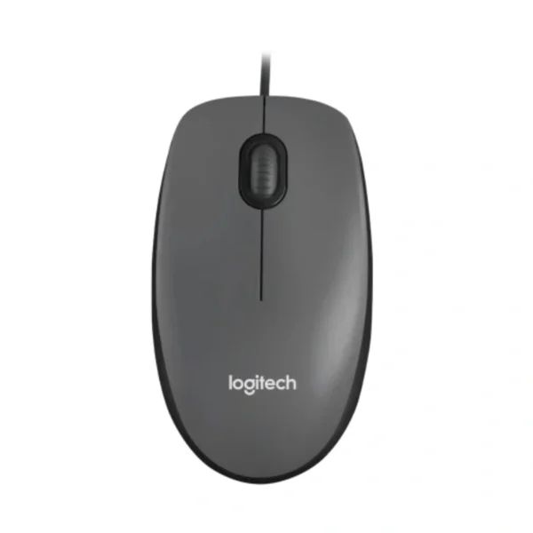 Mouse LOGITECH M100 / Alámbrico / USB / Cable 1.8m / 3 Botones / 1000 DPI / Sensor Óptico / Color Gris - Image 1