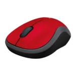 Mouse LOGITECH M185 / Inalámbrico / Receptor USB / Alcance 10M / 1000 DPI / 3 Botones / Sensor Óptico / Rojo-Negro - Image 2