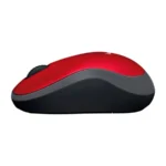Mouse LOGITECH M185 / Inalámbrico / Receptor USB / Alcance 10M / 1000 DPI / 3 Botones / Sensor Óptico / Rojo-Negro - Image 3