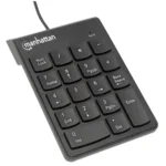 Teclado Numérico MANHATTAN 176354 / Alámbrico / USB / Membrana / 18 Teclas De Tamaño Completo / Color Negro - Image 3