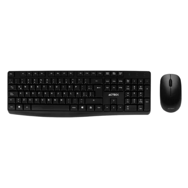 Kit De Teclado Y Mouse ACTECK CREATOR MK440 / Membrana / Inalámbrico / Receptor USB / 105 Teclas / 1000 DPI / 2 Botones+Scroll / Español / Negro - Image 1