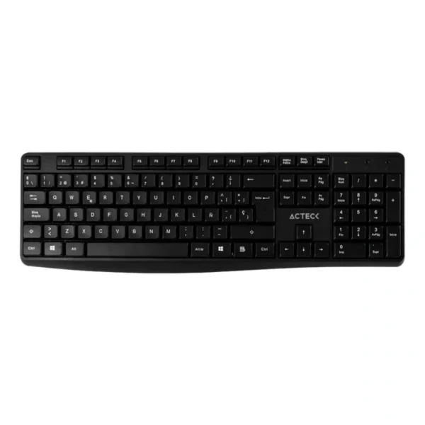 Kit De Teclado Y Mouse ACTECK CREATOR MK440 / Membrana / Inalámbrico / Receptor USB / 105 Teclas / 1000 DPI / 2 Botones+Scroll / Español / Negro - Image 2