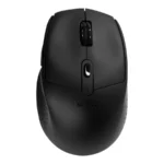 Mouse Ergonómico ACTECK OPTIMIZE ERGO MI680 / Inalámbrico / Receptor USB, Bluetooth / 1600 DPI Ajustables / 6 Botones / Click Silencioso / Sensor Óptico / Negro