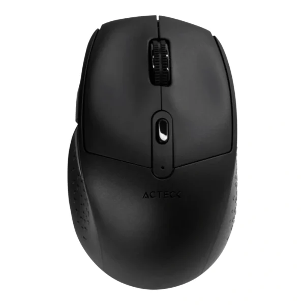 Mouse Ergonómico ACTECK OPTIMIZE ERGO MI680 / Inalámbrico / Receptor USB, Bluetooth / 1600 DPI Ajustables / 6 Botones / Click Silencioso / Sensor Óptico / Negro - Image 1