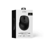 Mouse Ergonómico ACTECK OPTIMIZE ERGO MI680 / Inalámbrico / Receptor USB, Bluetooth / 1600 DPI Ajustables / 6 Botones / Click Silencioso / Sensor Óptico / Negro - Image 4