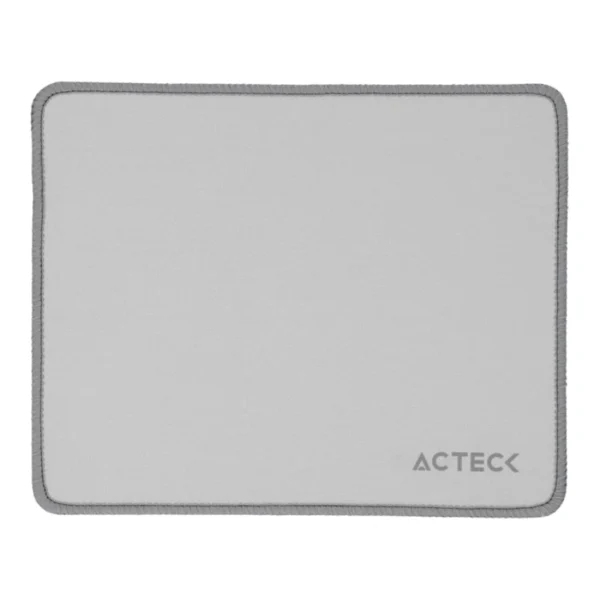 Mouse Pad Ergonómico ACTECK VIBE FLOW MT430 / Base Antiderrapante / Superficie Plana Y Suave / Acabado De Tela / Grosor De 4MM / Gris Claro - Image 1