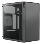 Gabinete ACTECK Performance II GI215W / Micro-ATX / Fuente Incluida 500W / Panel Acrílico / No Incluye Ventiladores / USB 2.0 / Negro