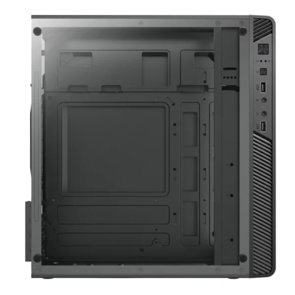 Gabinete ACTECK Performance II GI215W / Micro-ATX / Fuente Incluida 500W / Panel Acrílico / No Incluye Ventiladores / USB 2.0 / Negro - Image 3