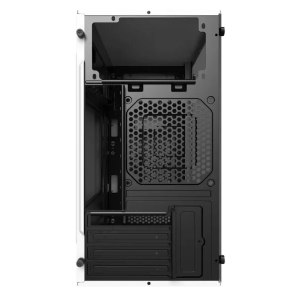Gabinete ACTECK Performance II GI215W / Micro-ATX / Fuente Incluida 500W / Panel De Acrílico / No Incluye Ventiladores / USB 2.0 / Blanco - Image 5