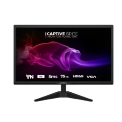 Monitor ACTECK AC-939409 / 19.5" / 75Hz / 250 cd / m² / 1600 x 900 HD / Panel TN / VGA, HDMI / 5MS / Color Negro