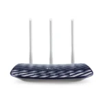 Router TP-LINK ARCHER C20W / AC750 / Inalámbrico / 733 Mbps / Doble Banda 2.4, 5 GHz / 4 Puertos LAN / 3 Antenas Exteriores / Negro