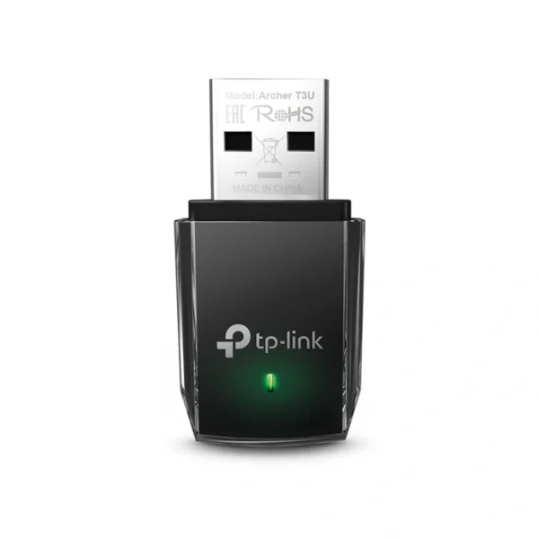 Adaptador AC1300 TP-LINK Archer T3U / Inalámbrico / USB 3.0 / De Tamaño Pequeño / Negro - Image 1
