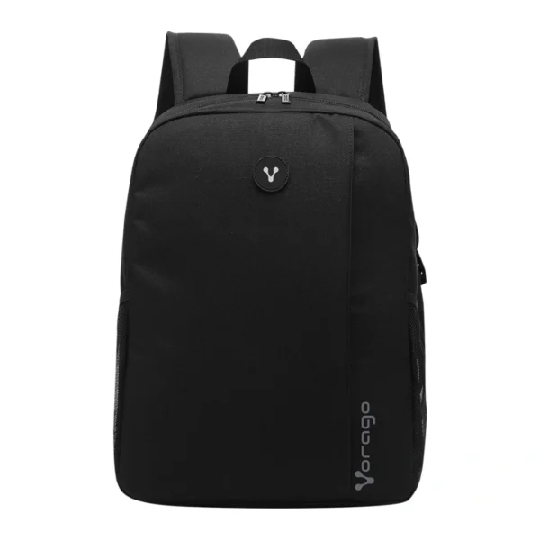 Mochila VORAGO BP-201 / 15.6" / Ligera Para Laptop / Espacios Esenciales / Negra - Image 1