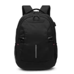 Mochila VORAGO BP-402 / 15.6" / Para Laptop / Puerto USB Integrado / Expandible Hasta 30cm / Negro