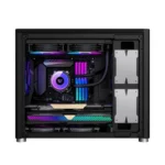 Gabinete Gamer Micro Torre Eris Jet GI985 / Micro ATX / Cristal Templado / USB 3.0, USB Tipo-C / Color Negro - Image 8