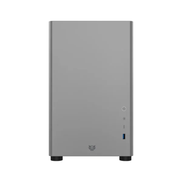 Gabinete Gamer BALAM RUSH Eris Special GI985 / Micro-ATX / Cristal Templado / Ventiladores No Incluidos / USB 3.0, USB-C / Gris - Image 3