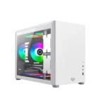 Gabinete Gamer BALAM RUSH Eris Frost GI985 / Micro-ATX / Cristal Templado / No Incluye Ventiladores / USB 3.0, USB-C / Blanco