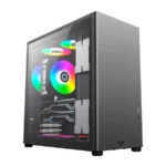 Gabinete Gamer BALAM RUSH ERIS SPECIAL GM985 / ATX / Cristal Templado / No Incluye Ventiladores / USB 3.0, USB-C / Gris
