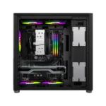 Gabinete Gamer BALAM RUSH Eris Jet GM985 / ATX / Cristal Templado / Ventiladores No Incluidos / USB 3.0, USB-C / Negro - Image 4