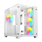 Gabinete Gamer BALAM RUSH Tank Pro GM930 / ATX / Cristal Templado / 4 Ventiladores RGB Incluidos / USB 3.0, USB 2.0 / Blanco