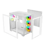 Gabinete Gamer BALAM RUSH Tank Pro GM930 / ATX / Cristal Templado / 4 Ventiladores RGB Incluidos / USB 3.0, USB 2.0 / Blanco - Image 4