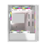 Gabinete Gamer BALAM RUSH Dragonfly II MESH GM740 / Media Torre / ATX / Panel De Cristal Templado / 4 Ventiladores RGB Incluidos / USB 3.0, USB 2.0, 3.5Mm / Blanco - Image 5