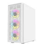 Gabinete Gamer BALAM RUSH Dragonfly II MESH GM740 / Media Torre / ATX / Panel De Cristal Templado / 4 Ventiladores RGB Incluidos / USB 3.0, USB 2.0, 3.5Mm / Blanco - Image 3