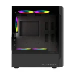 Gabinete Gamer BALAM RUSH NYX GI730 / Mini Torre / MICRO ATX - MINI ITX / Cristal Templado / 3 Ventiladores RGB Incluidos / USB 3.0, USB 2.0 / Color Negro - Image 4