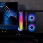 Bocinas Gamer BALAM RUSH GLIMM TOWER BG575 / Inalámbrico / Bluetooth / 10W + 2.0 CH / Iluminación RGB + 2.0 Canales / Color Blanco - Image 3