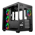 Gabinete Gamer BALAM RUSH Tank Master 9600TB / ATX / Cristal Templado / 4 Ventiladores ARGB Incluidos / USB-C, USB 2.0, 3.0 / Blanco-Negro - Image 3