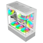Gabinete Gamer BALAM RUSH Tank Super 9200TB / ATX / Cristal Templado / 3 Ventiladores ARGB Incluidos / USB-C, USB 2.0, 3.0 / Blanco - Image 2