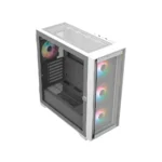 Gabinete Gamer BALAM RUSH Carbono Twin Mate 9000 / E-ATX / Cristal Templado / 4 Ventiladores ARGB Incluidos / USB-C, USB 2.0, 3.0 / Blanco - Image 2