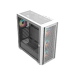 Gabinete Gamer BALAM RUSH Carbono Twin Mate 9000 / E-ATX / Cristal Templado / 4 Ventiladores ARGB Incluidos / USB-C, USB 2.0, 3.0 / Blanco - Image 3