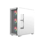 Gabinete Gamer BALAM RUSH Carbono Twin Mate 9000 / E-ATX / Cristal Templado / 4 Ventiladores ARGB Incluidos / USB-C, USB 2.0, 3.0 / Blanco - Image 5