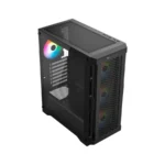 Gabinete Gamer BALAM RUSH Carbono Twin Mate 5000 / ATX / Cristal Templado / 4 Ventiladores ARGB Incluidos / USB-C, USB 2.0, 3.0 / Negro - Image 3