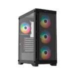 Gabinete Gamer BALAM RUSH Carbono Twin Mate 5000 / ATX / Cristal Templado / 4 Ventiladores ARGB Incluidos / USB-C, USB 2.0, 3.0 / Negro - Image 2