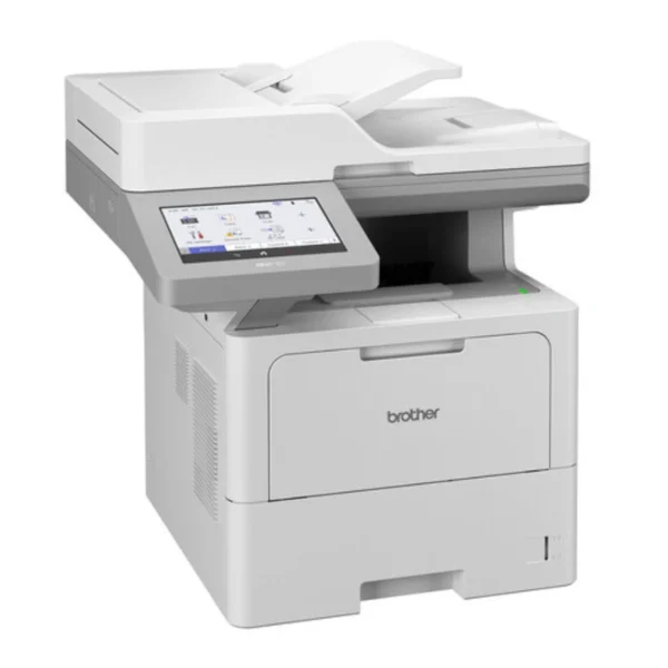 Impresora Multifuncional Empresarial BROTHER MFCL6915DW / Láser / Blanco Y Negro / Inalámbrica / Wi-Fi, USB, Ethernet / 52ppm / Copia, Imprime, Escanea / Blanco - Image 2