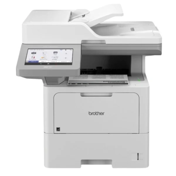 Impresora Multifuncional Empresarial BROTHER MFCL6915DW / Láser / Blanco Y Negro / Inalámbrica / Wi-Fi, USB, Ethernet / 52ppm / Copia, Imprime, Escanea / Blanco - Image 1
