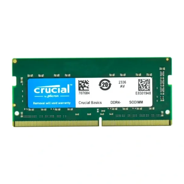 Memoria RAM CRUCIAL BASICS / 8GB / DDR4 3200MHz / CL22 / 1.2V / Para Laptop / Verde - Image 1