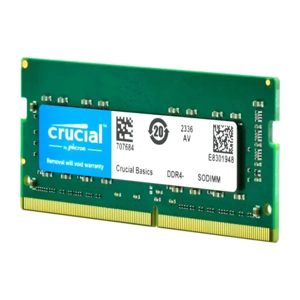 Memoria RAM CRUCIAL BASICS / 8GB / DDR4 3200MHz / CL22 / 1.2V / Para Laptop / Verde - Image 2