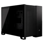 Gabinete Gamer CORSAIR 2500D AIRFLOW / Micro-ATX / Cristal Templado / No Incluye Ventiladores / USB 3.2, USB-C / Negro