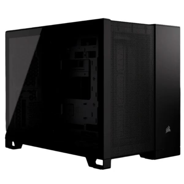 Gabinete Gamer CORSAIR 2500D AIRFLOW / Micro-ATX / Cristal Templado / No Incluye Ventiladores / USB 3.2, USB-C / Negro - Image 1