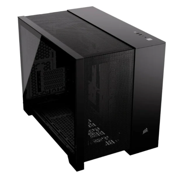 Gabinete Gamer CORSAIR 2500D AIRFLOW / Micro-ATX / Cristal Templado / No Incluye Ventiladores / USB 3.2, USB-C / Negro - Image 2