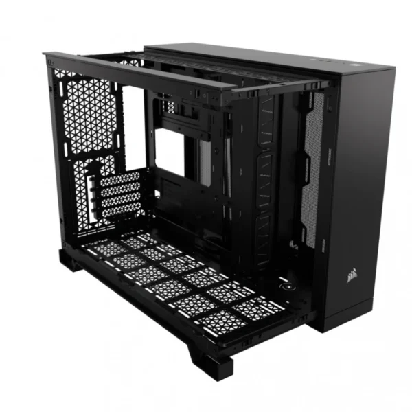 Gabinete Gamer CORSAIR 2500D AIRFLOW / Micro-ATX / Cristal Templado / No Incluye Ventiladores / USB 3.2, USB-C / Negro - Image 3