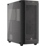 Gabinete CORSAIR 480T AIRFLOW / Media Torre / ATX / Panel Lateral De Cristal Templado / No Incluye Ventiladores / USB 3.2, 3.5MM / Negro